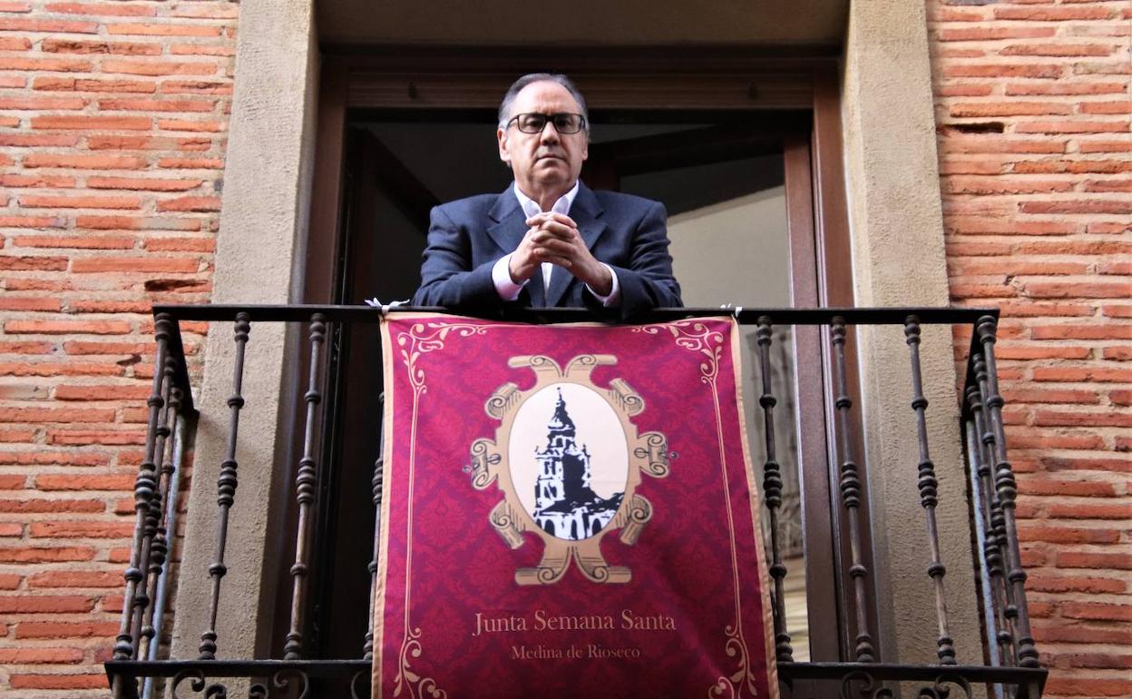 Antonio Herrera, presidente de la Junta de Semana Santa de Medina de Rioseco. 