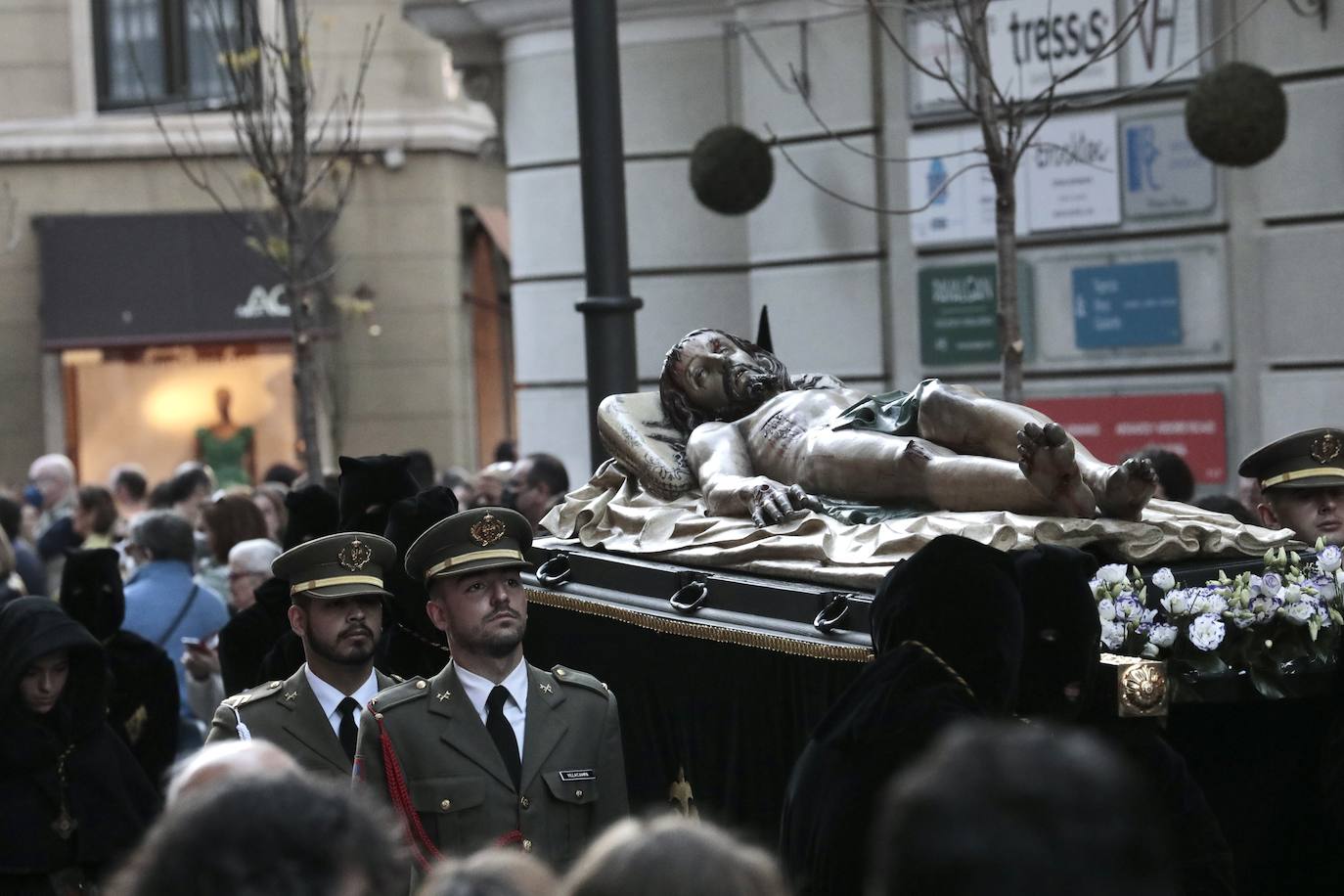 Procesión del Santo Entierro de Cristo, en Valladolid.