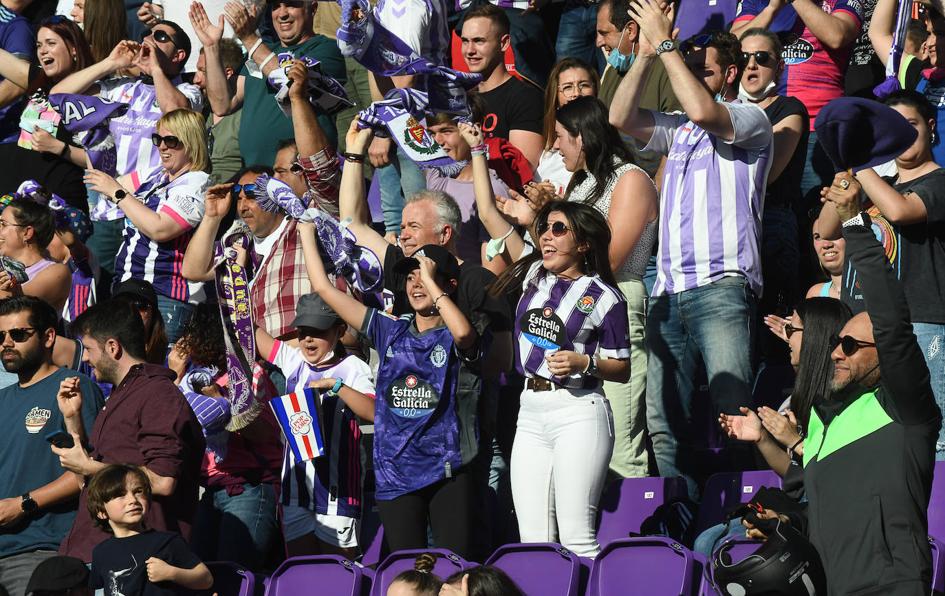 Partido entre el Valladolid y el Almería disputado en el José Zorrilla.