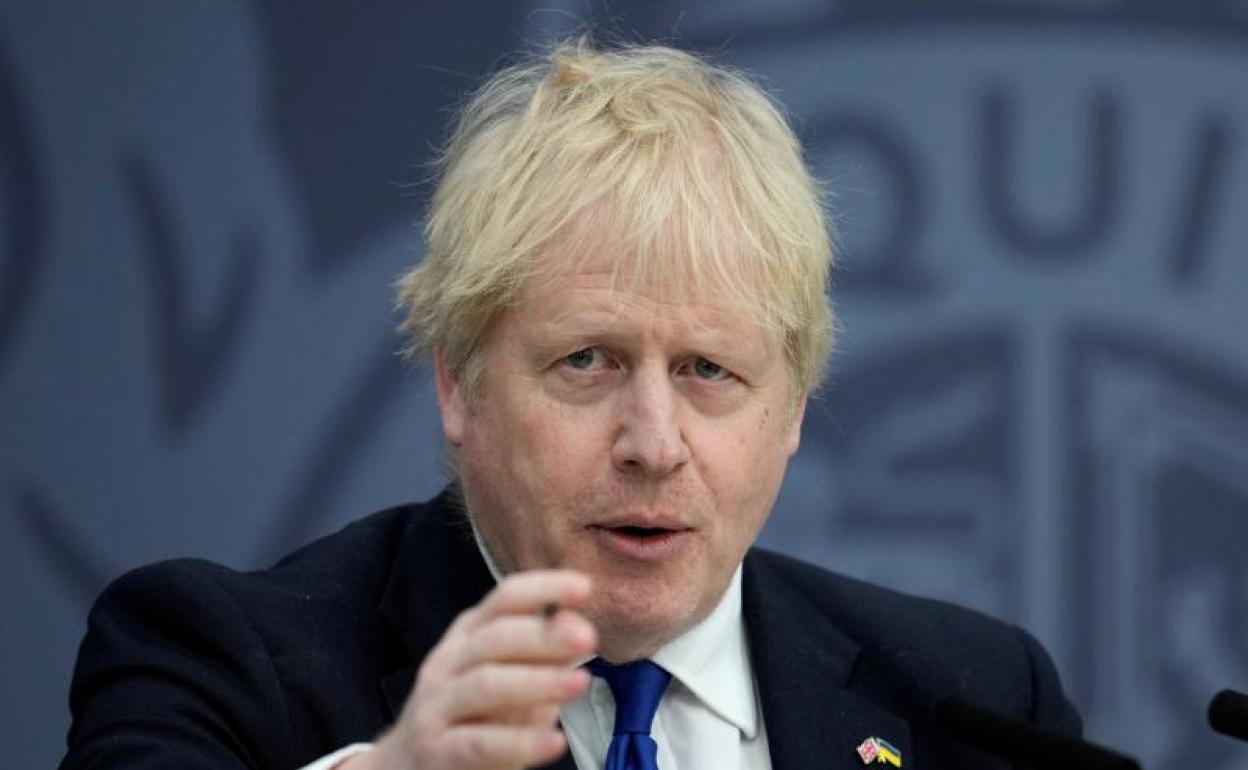 El primer ministro británico Boris Johnson