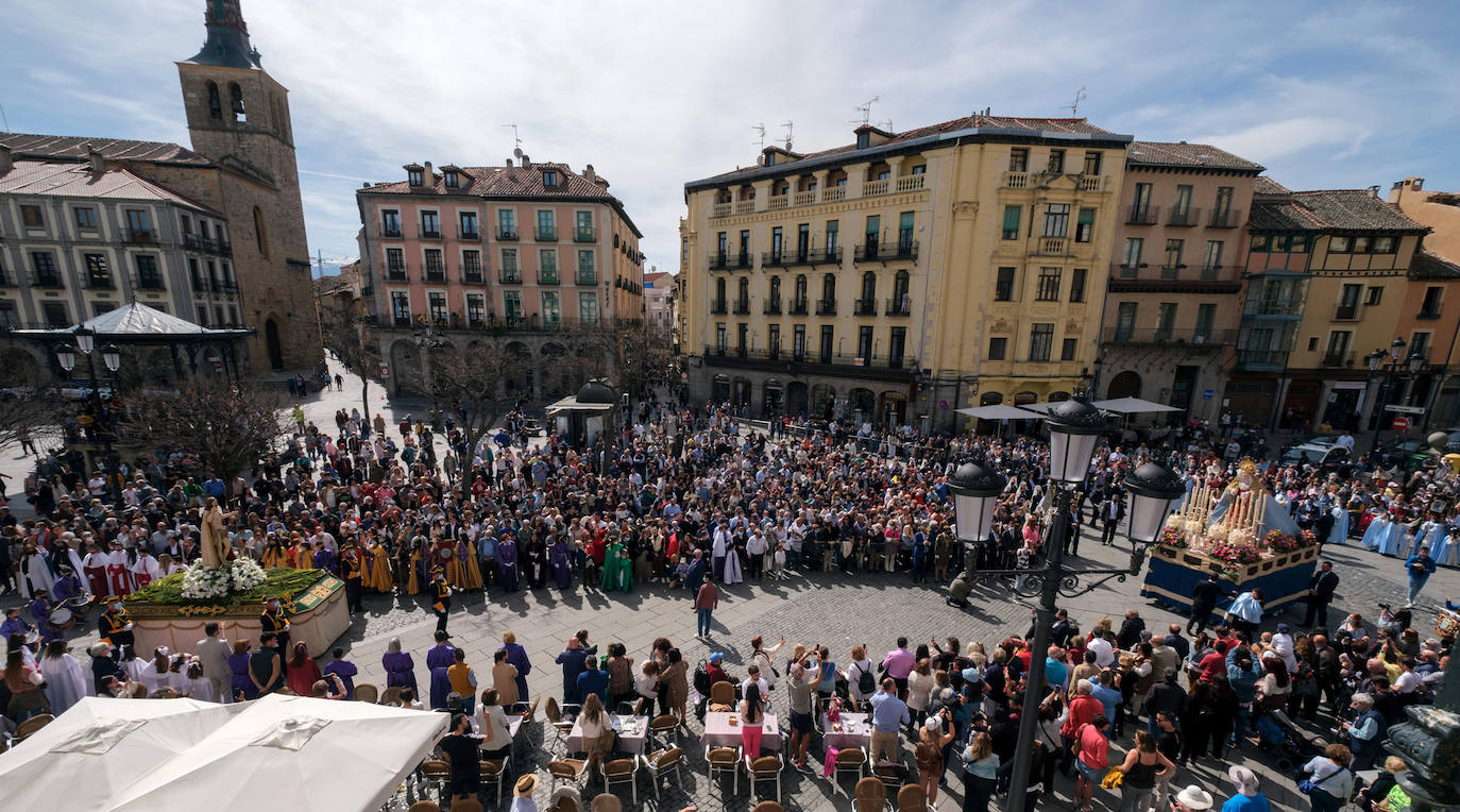 Procesión del Encuentro en Segovia 