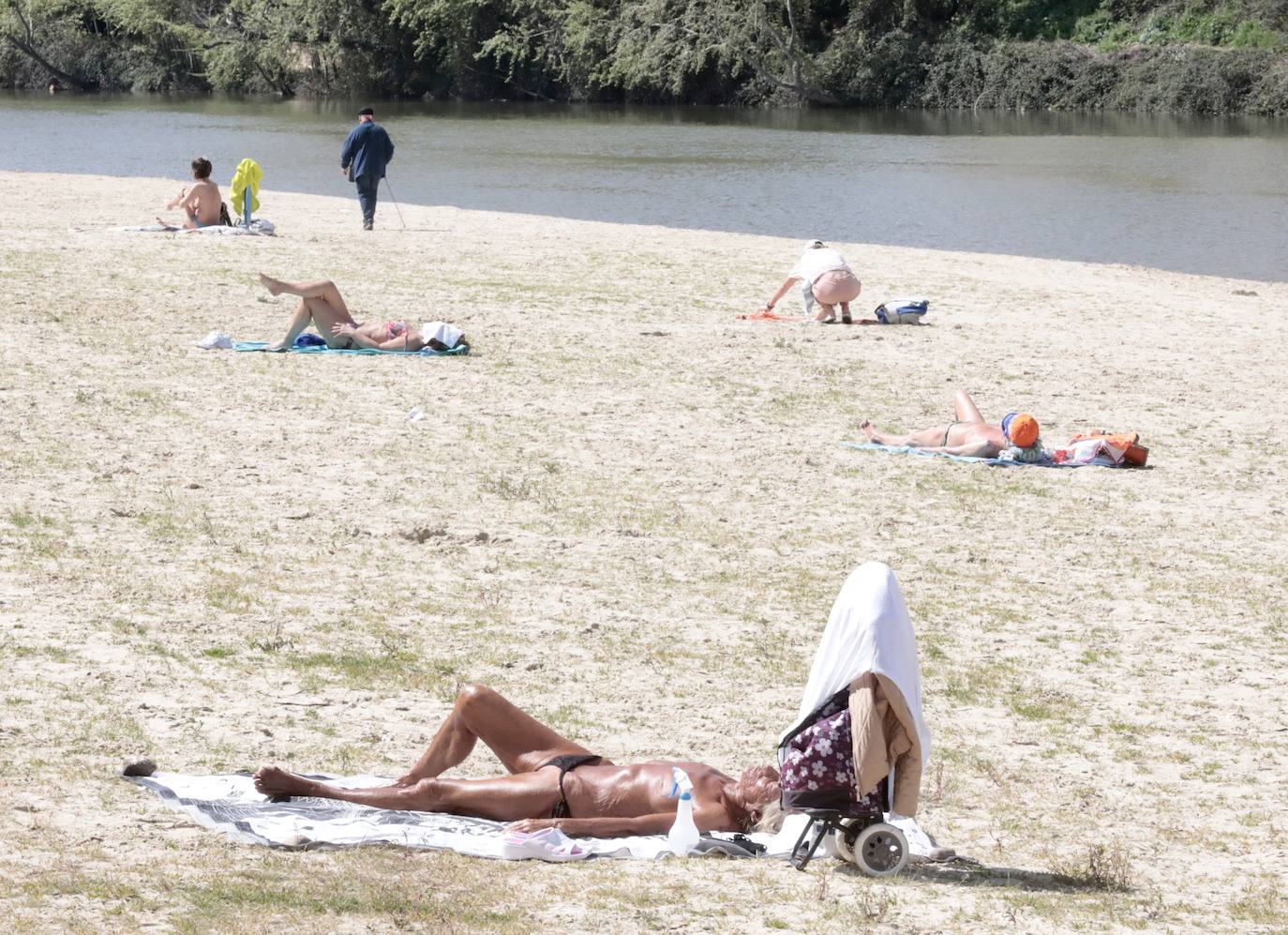El buen tiempo preside el Domingo de Resurrección en Valladolid.