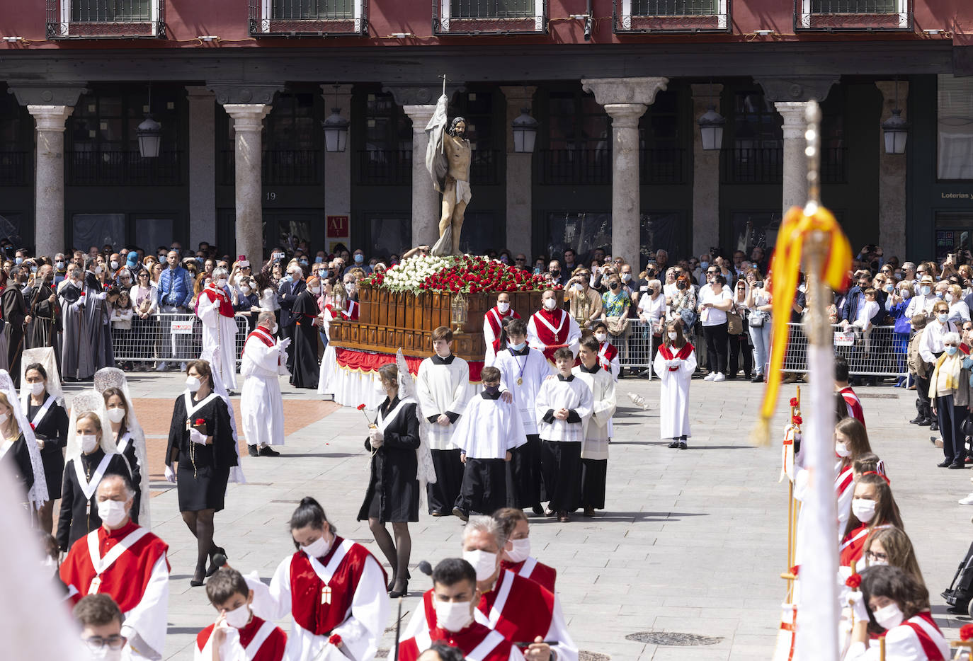 Fotos: Procesión del Encuentro en la Semana Santa de Valladolid (1/3)