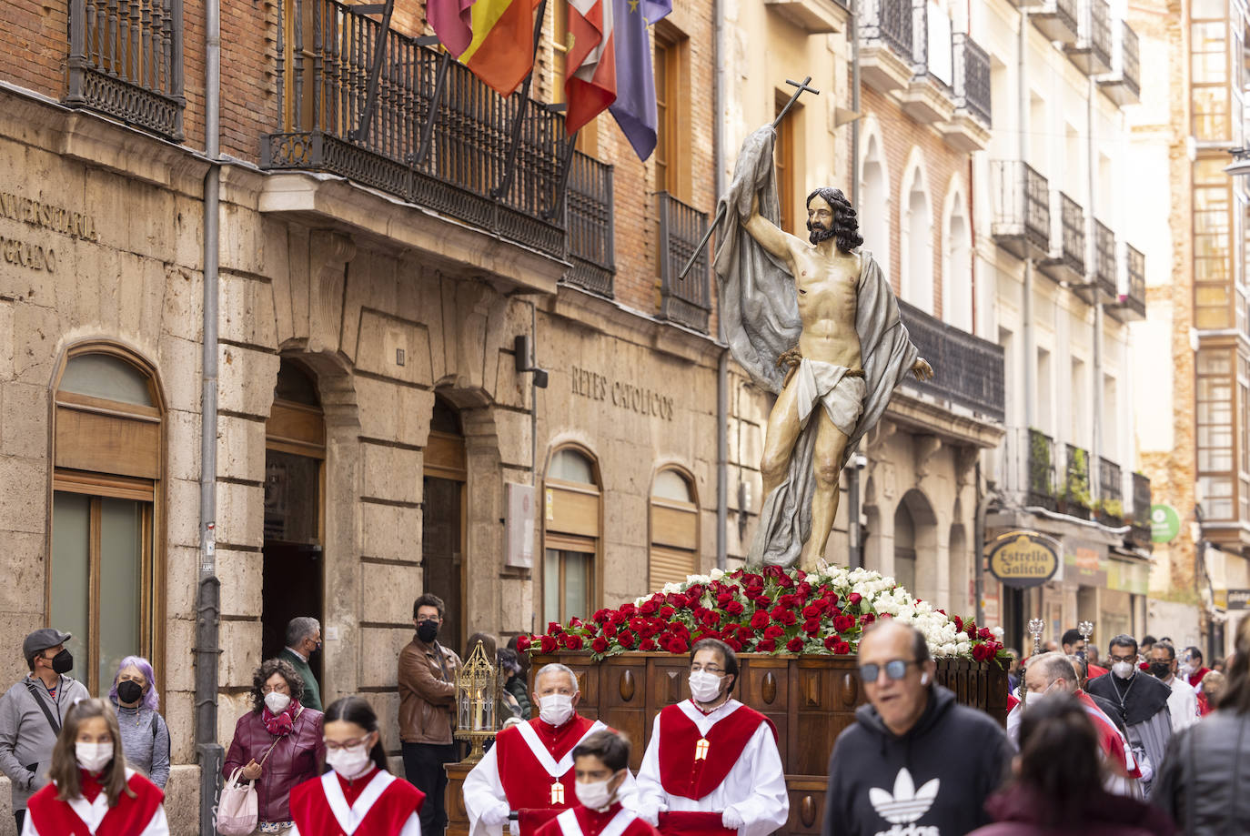 Fotos: Procesión del Encuentro en la Semana Santa de Valladolid (1/3)