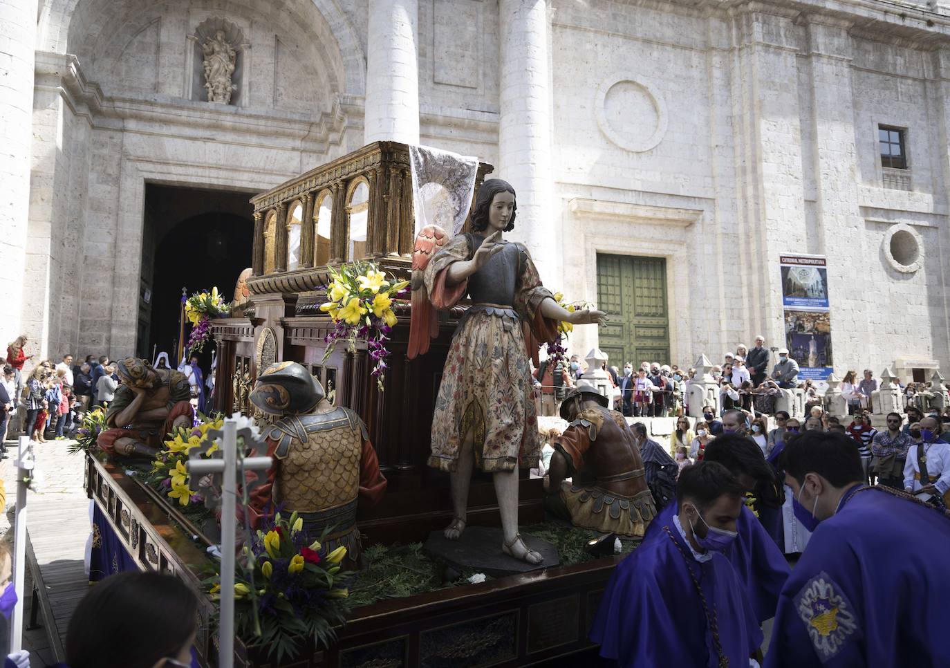Fotos: Procesión del Encuentro en la Semana Santa de Valladolid (2/3)