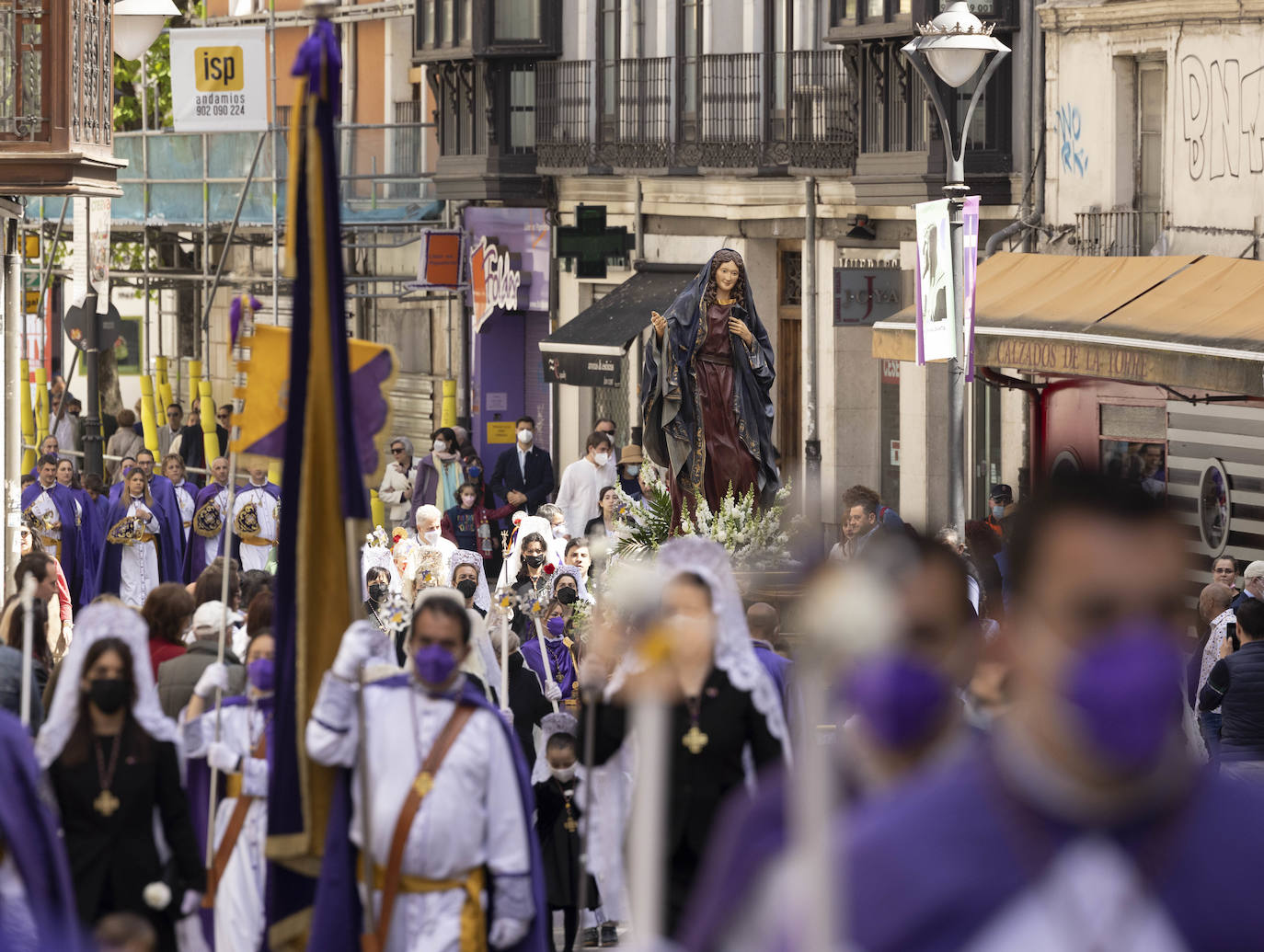 Fotos: Procesión del Encuentro en la Semana Santa de Valladolid (2/3)