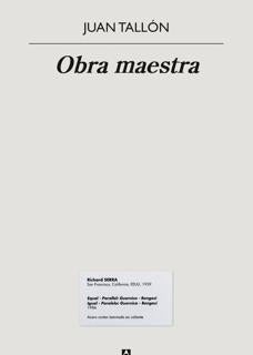&#039;Obra maestra&#039;, Juan Tallón