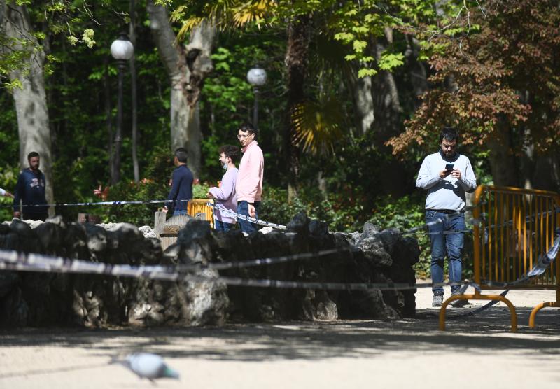 Fotos: Vallado del estanque del Campo Grande en Valladolid