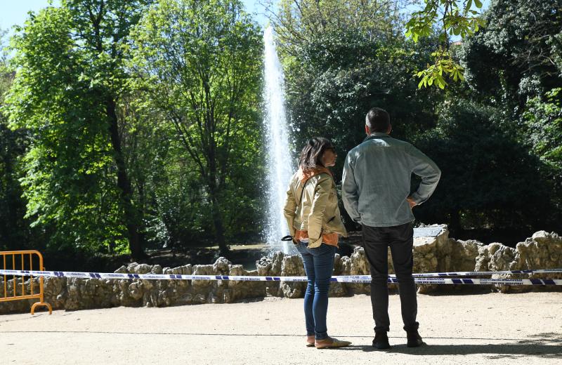 Fotos: Vallado del estanque del Campo Grande en Valladolid