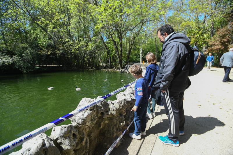 Fotos: Vallado del estanque del Campo Grande en Valladolid