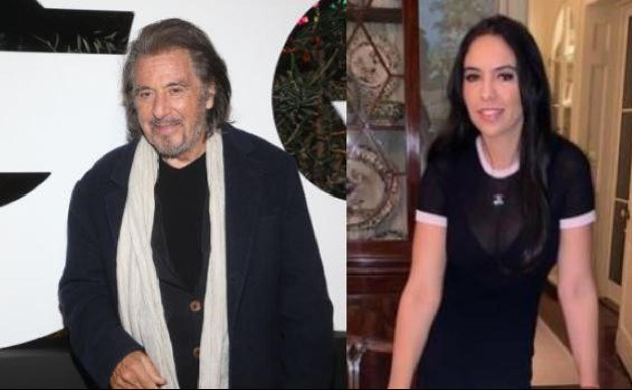 Al Pacino y Noor Alfallah. 