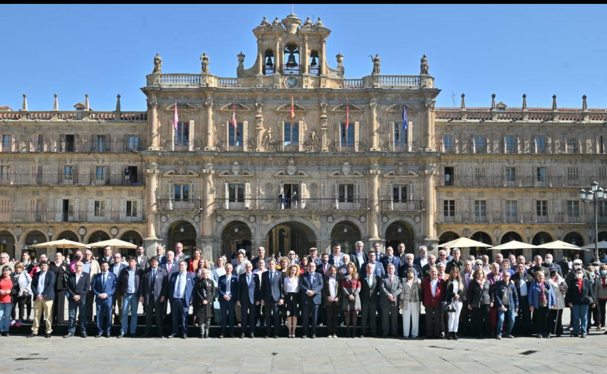 Particpantes en las firma del manifiesto