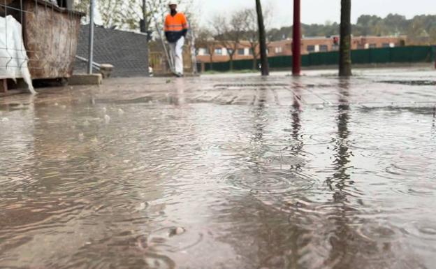 Lluvia este martes en Valladolid. 