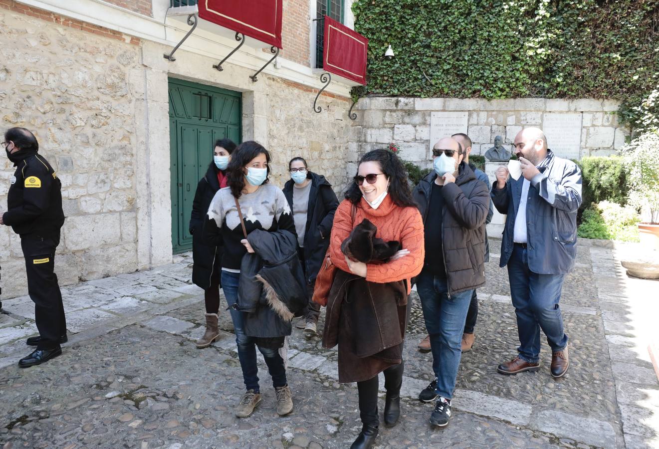 Fotos: Homenaje a Cervantes en su casa de Valladolid