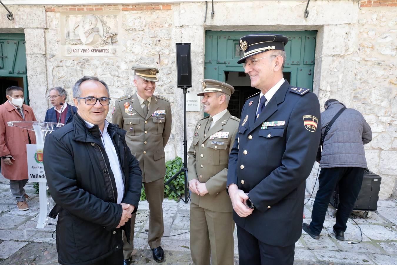 Fotos: Homenaje a Cervantes en su casa de Valladolid