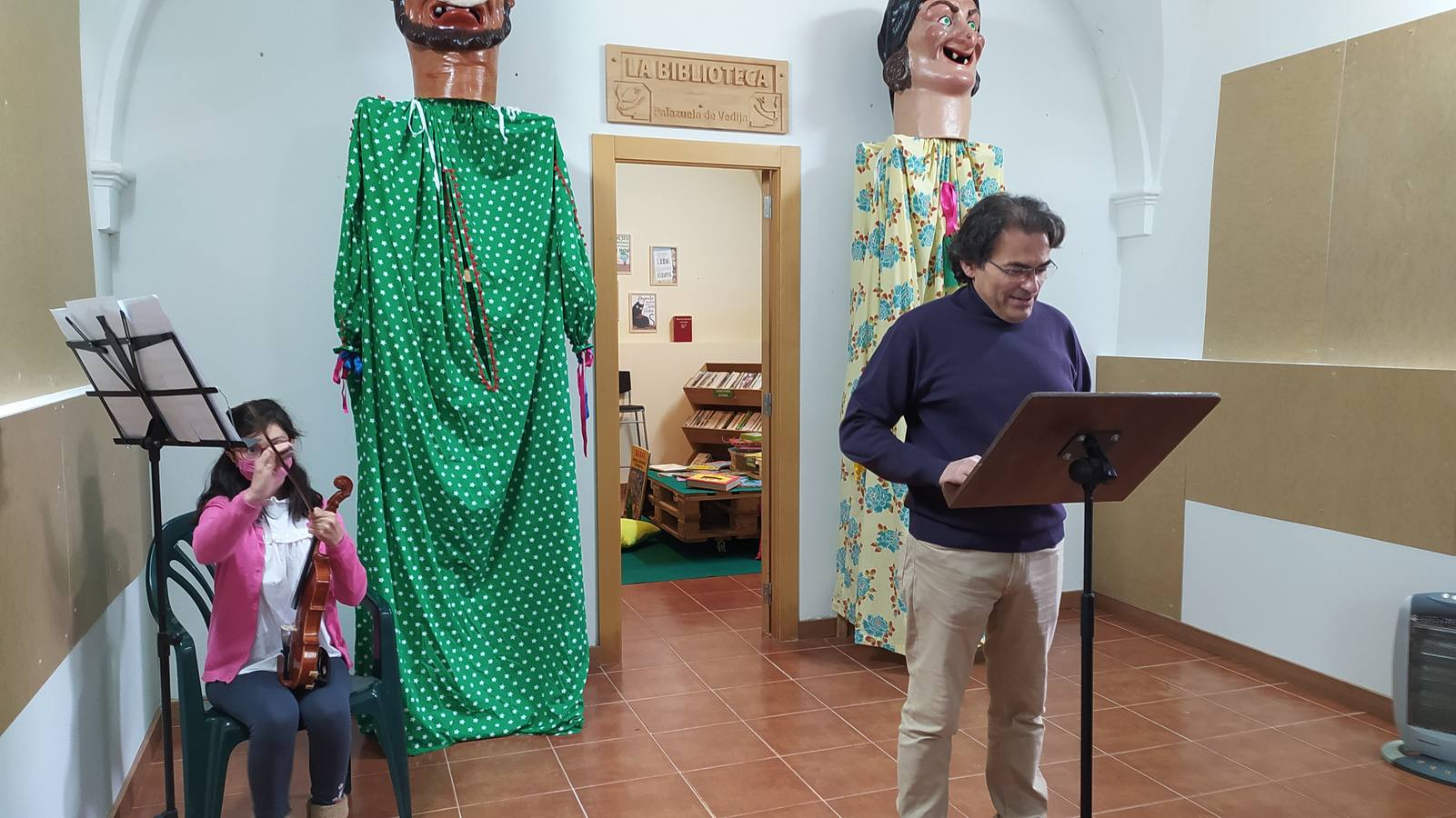 Fotos: Inauguración de la biblioteca de Palazuelo de Vedija