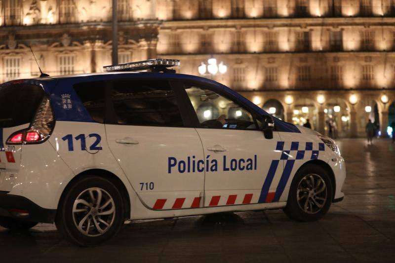 Imagen de un coche de la Policía Local de Salamanca. 