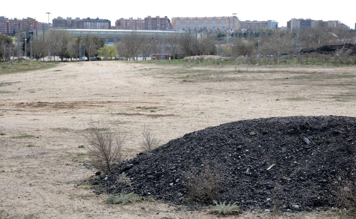 Terrenos junto al estadio José Zorrilla en el que se construirá la caldera de biomasa.