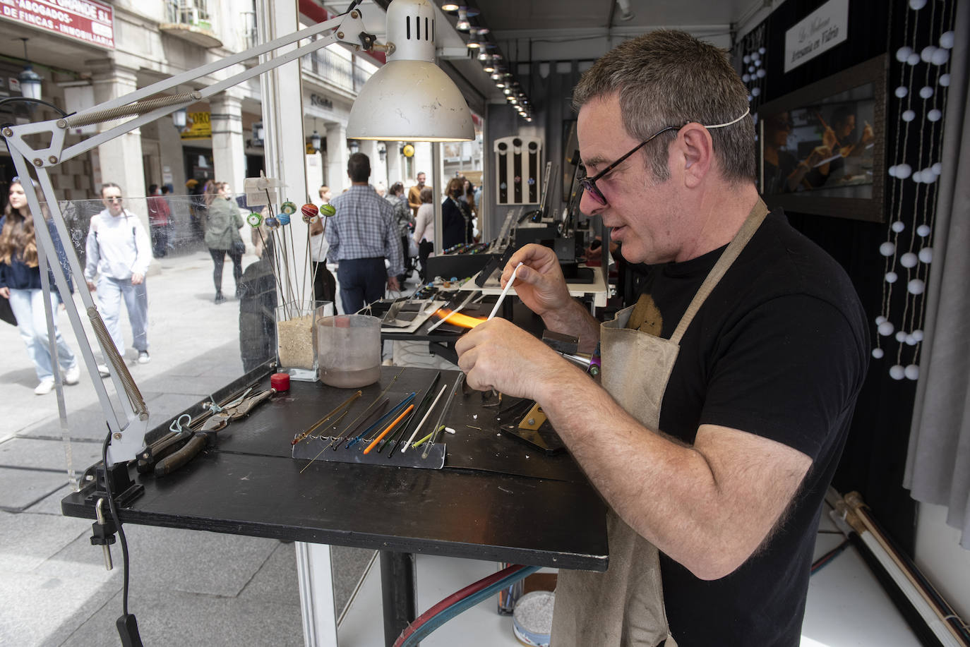 Primer día de la Feria de Artesanía de Segovia.