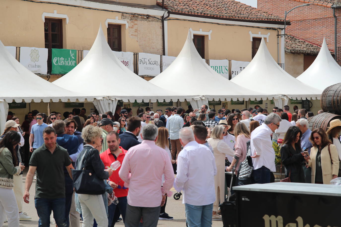 El municipio vallisoletano ha vivido una jornada festiva con toros y vino.