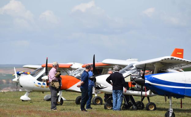 Aviones participantes en la concentración de Herrera.