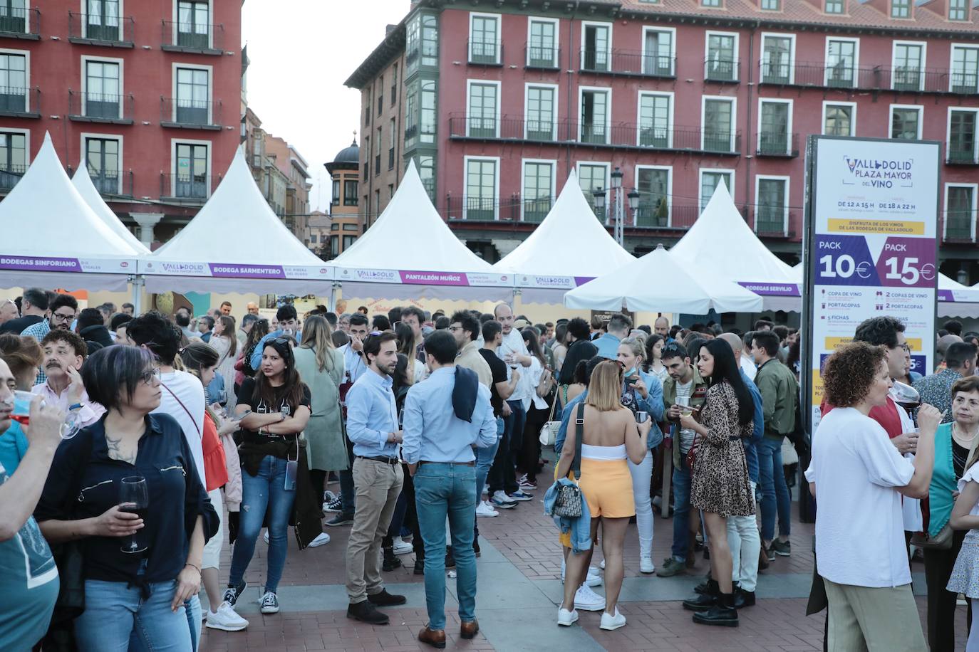 Tercera jornada de Valladolid. Plaza Mayor del Vino. 