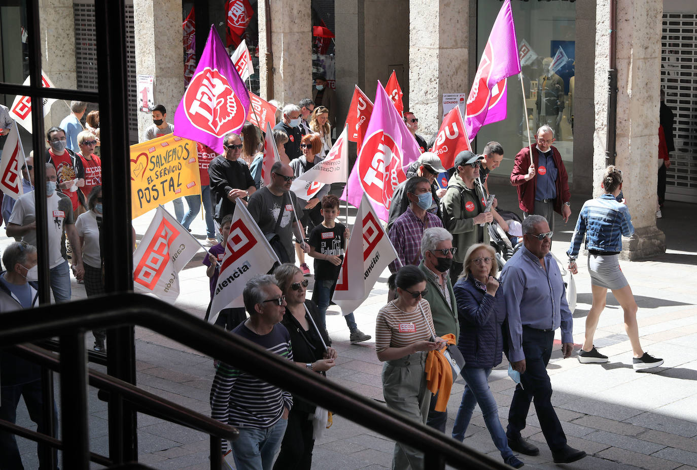 Fotos: Manifestación del Primero de Mayo en Palencia