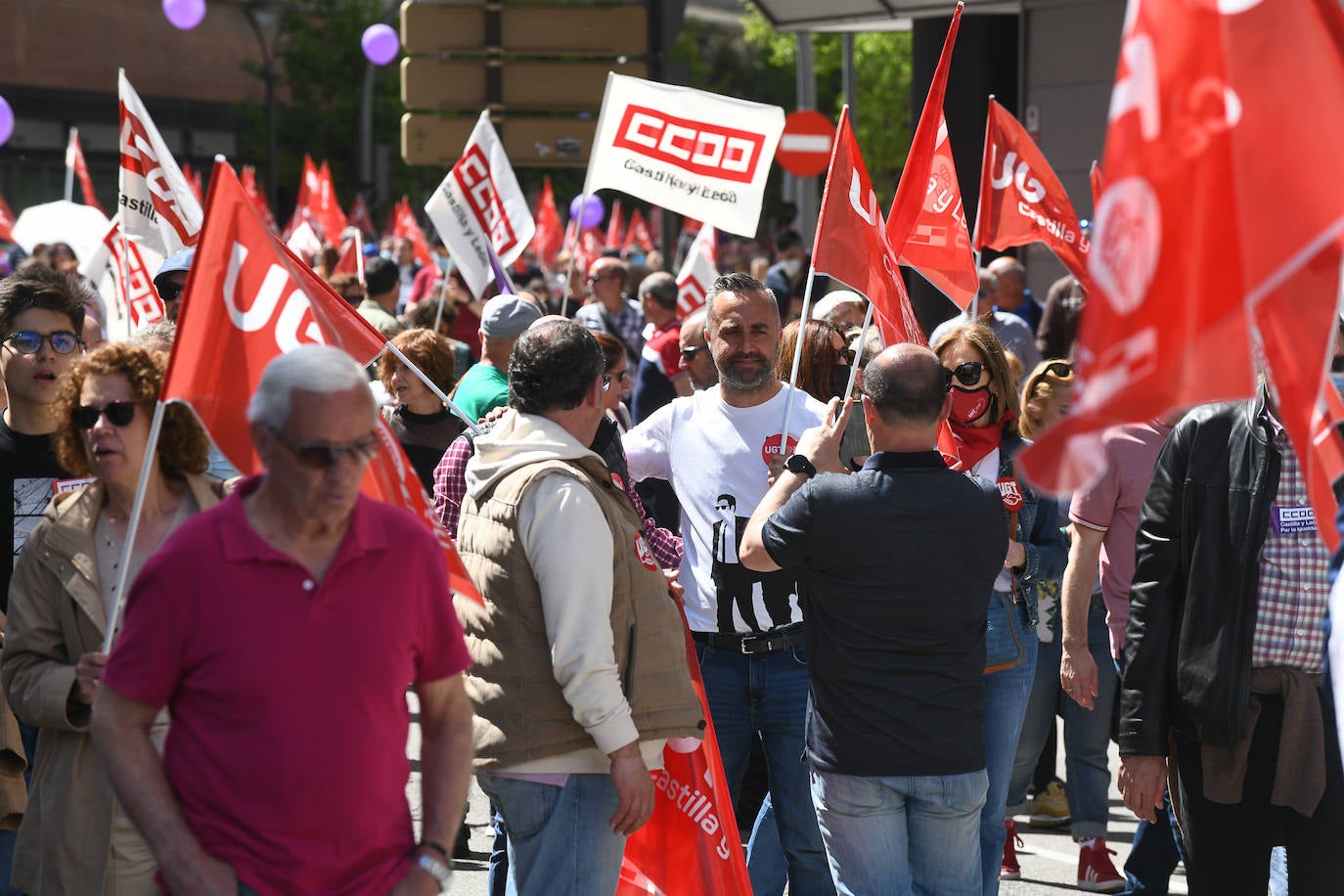 Fotos: Manifestación del 1º de Mayo por las calles de Valladolid (1/2)