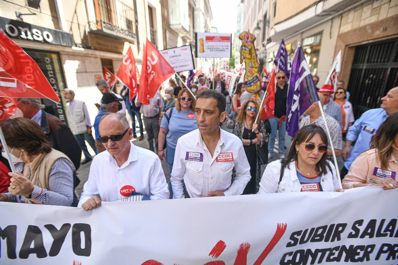 Fotos: Manifestación del 1º de Mayo por las calles de Valladolid (1/2)