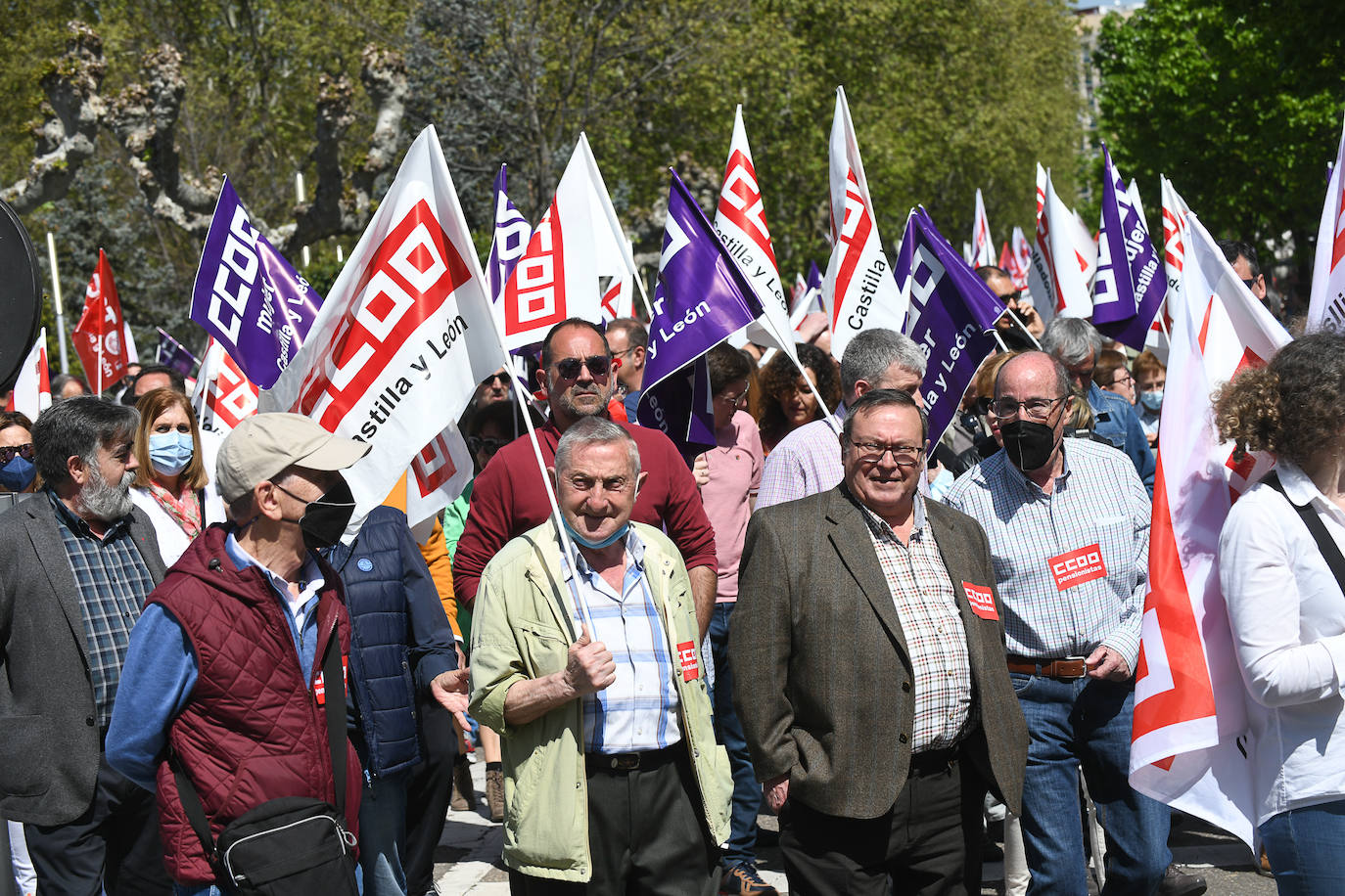 Fotos: Manifestación del 1º de Mayo por las calles de Valladolid (1/2)