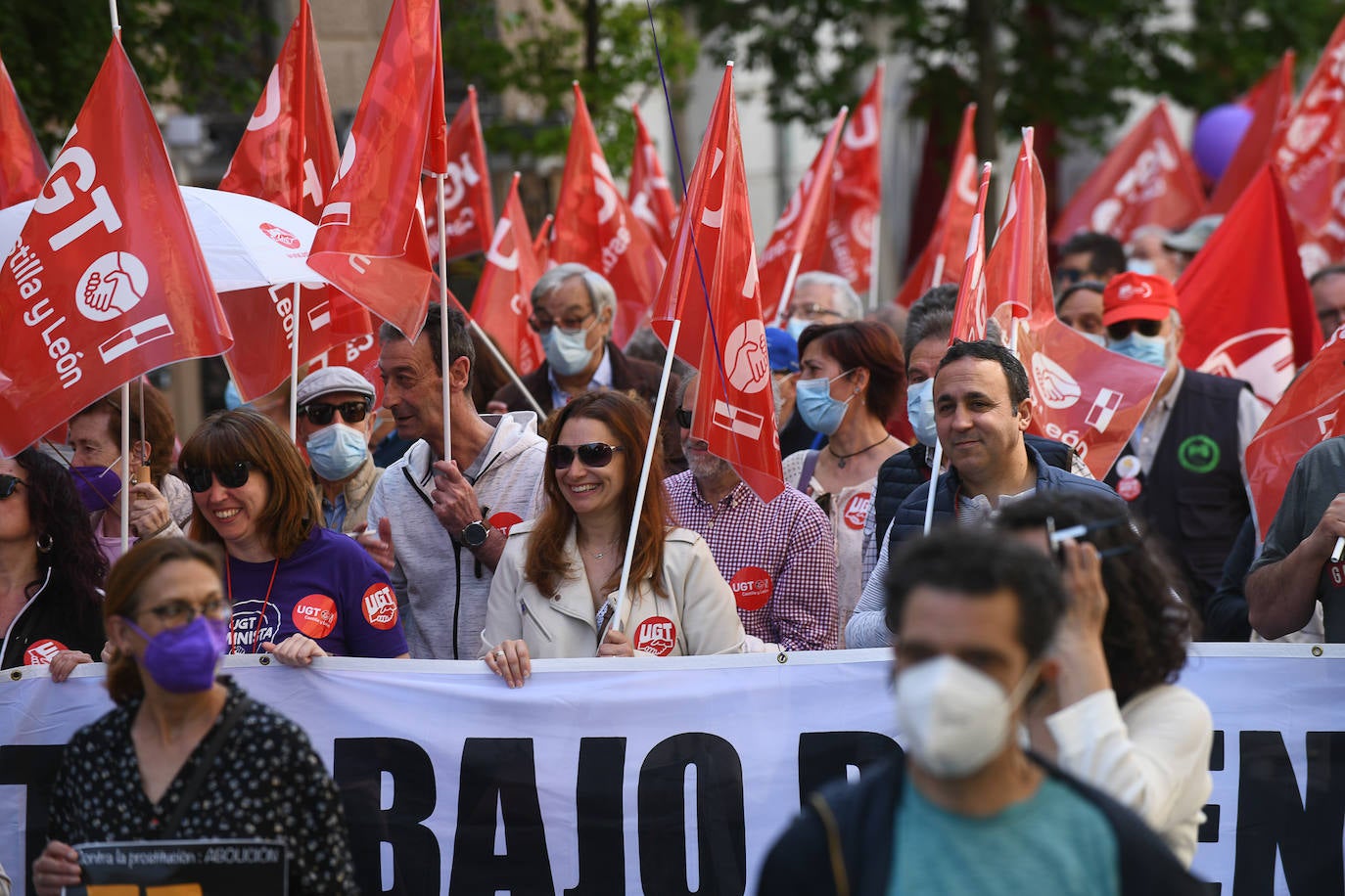 Fotos: Manifestación del 1º de Mayo por las calles de Valladolid (2/2)