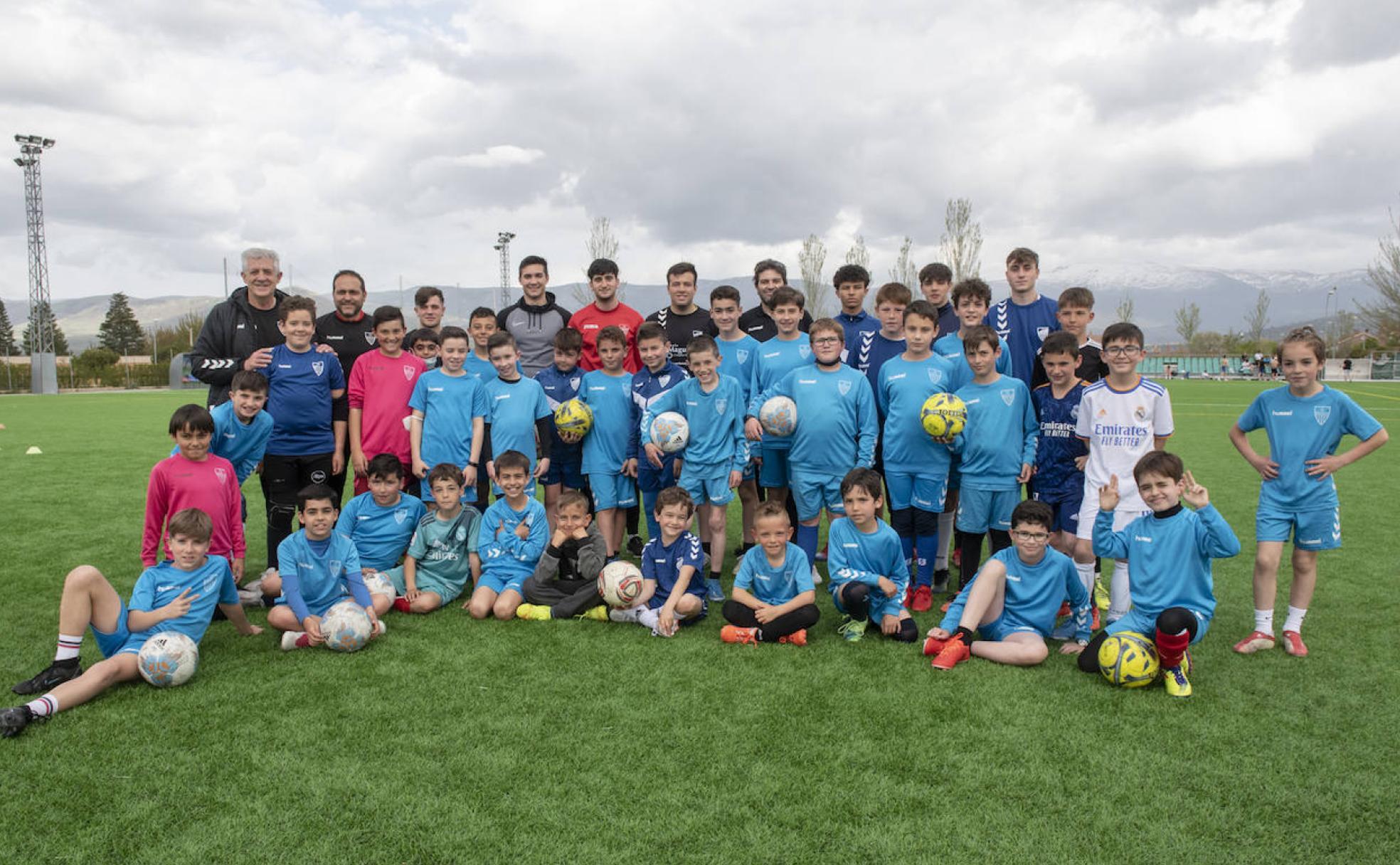 Algunos de los participantes y monitores del Programa de Tecnificación de la Gimnástica Segoviana.