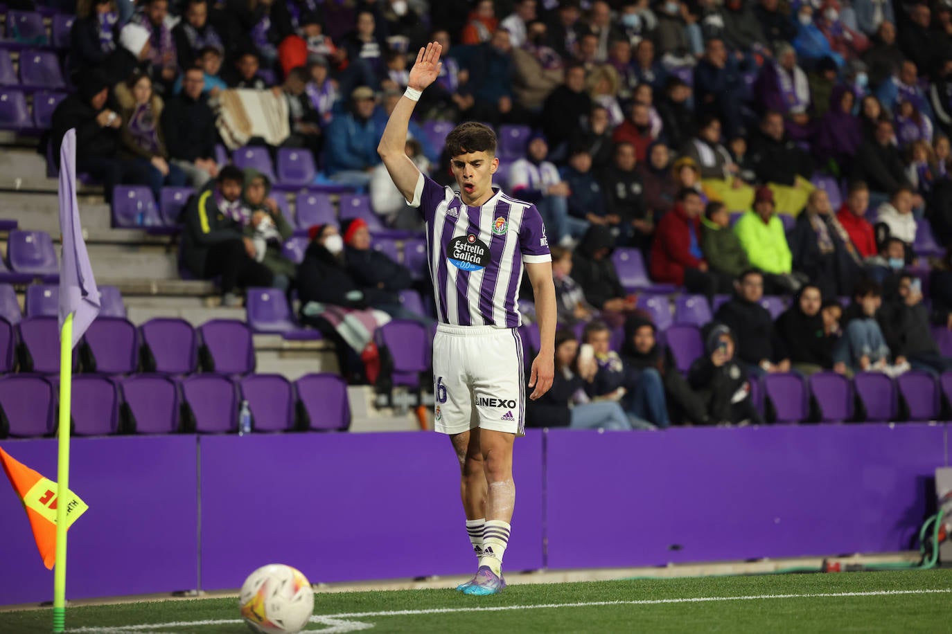 Las imágenes del encuentro entre el Real Valladolid y la Real Sociedad. 