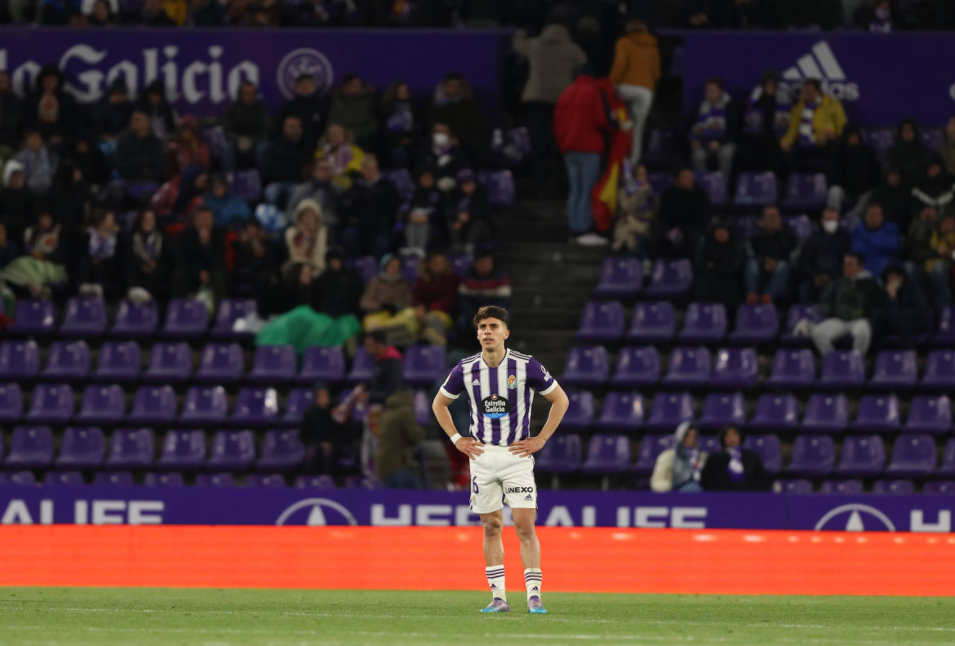Las imágenes del encuentro entre el Real Valladolid y la Real Sociedad. 