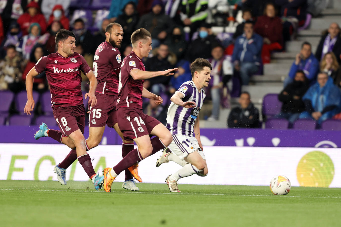 Las imágenes del encuentro entre el Real Valladolid y la Real Sociedad. 