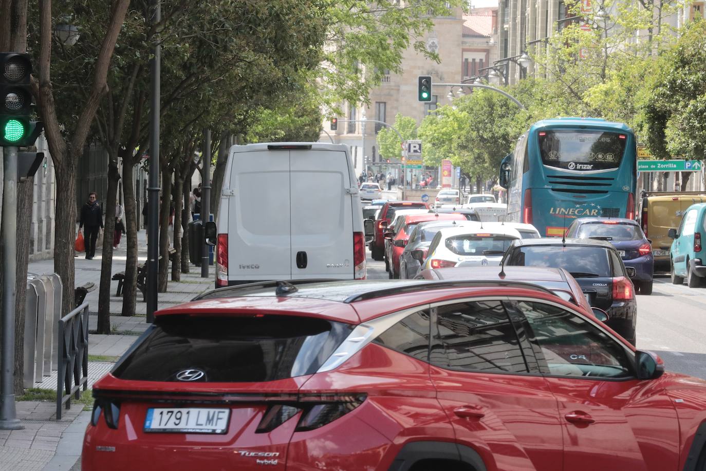 Fotos: Miguel Íscar ya dispone de tres carriles en dirección hacia Zorrilla