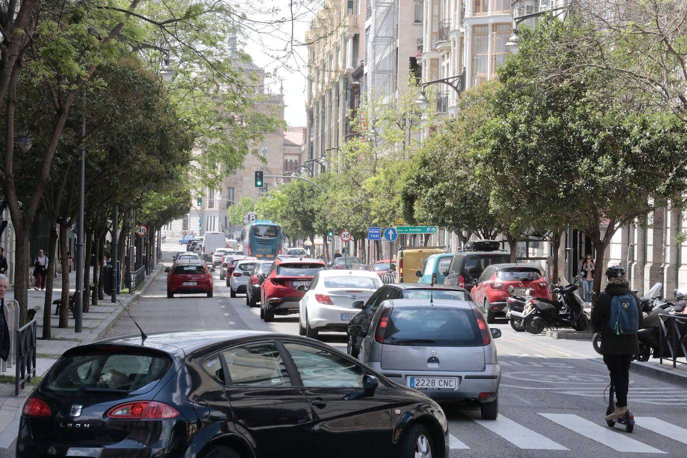 Fotos: Miguel Íscar ya dispone de tres carriles en dirección hacia Zorrilla