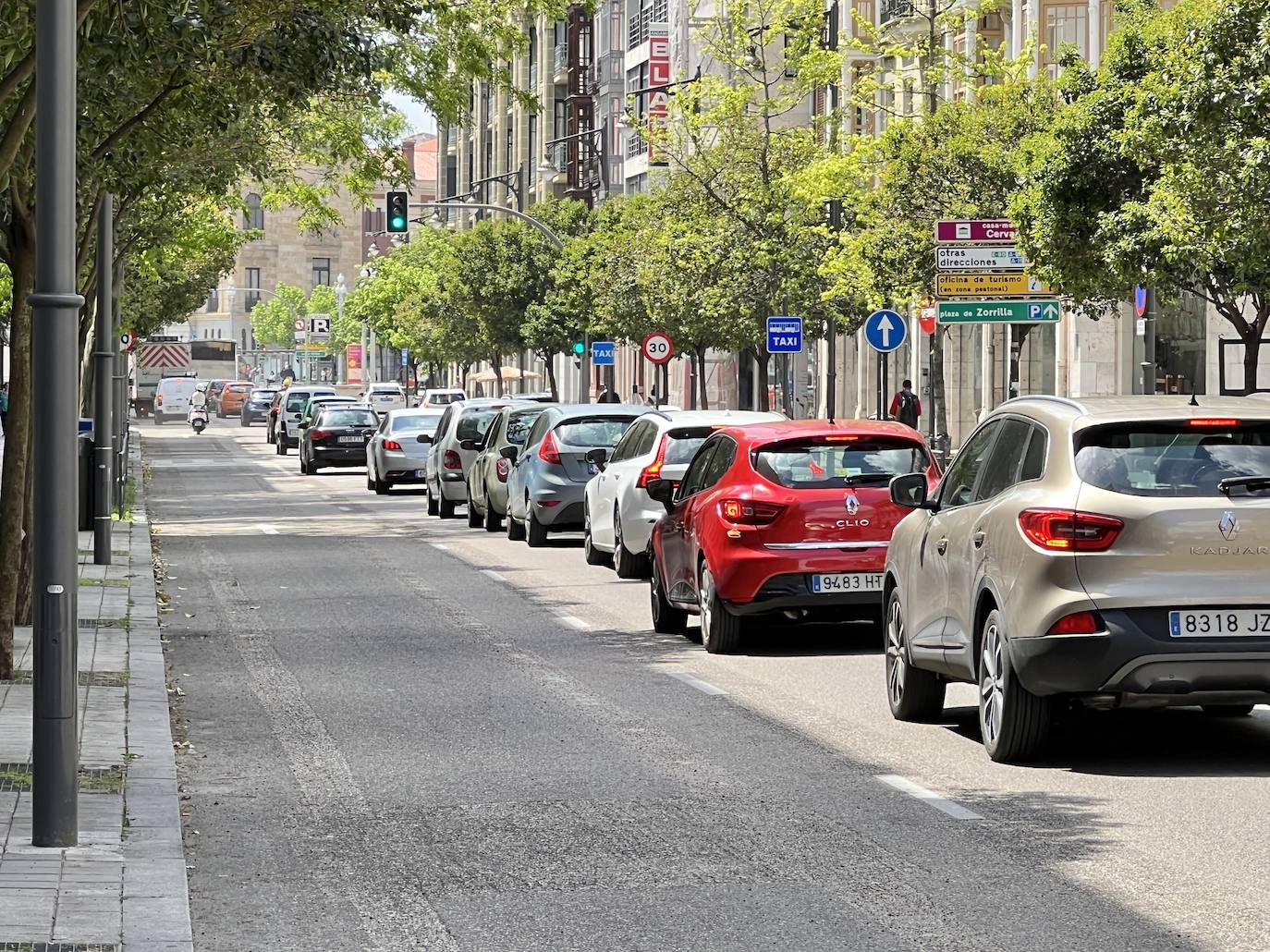 Fotos: Miguel Íscar ya dispone de tres carriles en dirección hacia Zorrilla