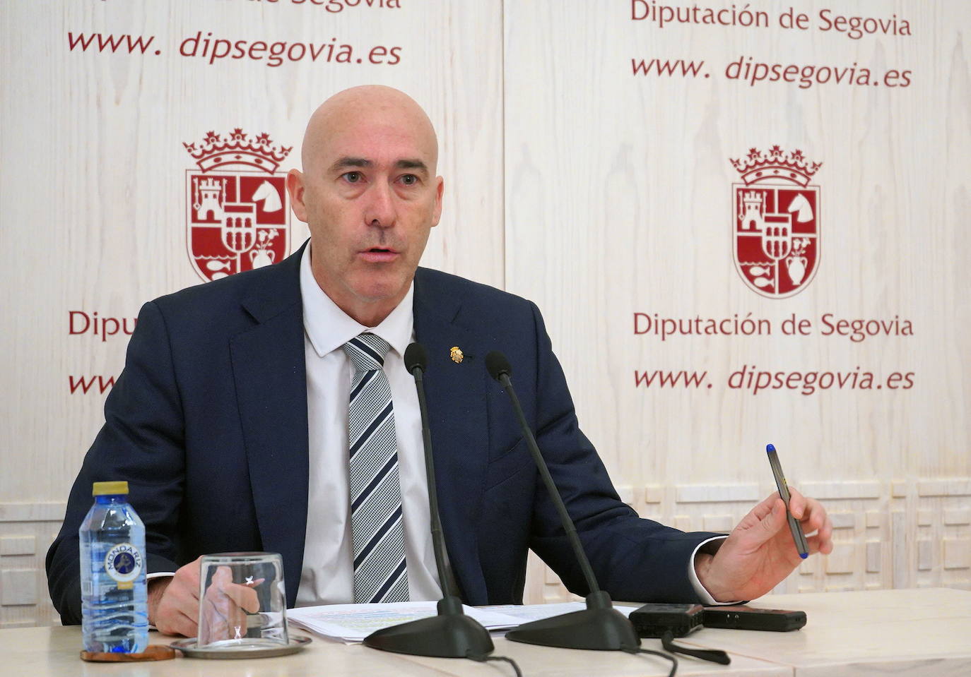 Óscar Moral, diputado de Hacienda en la Diputación Provincial de Segovia.