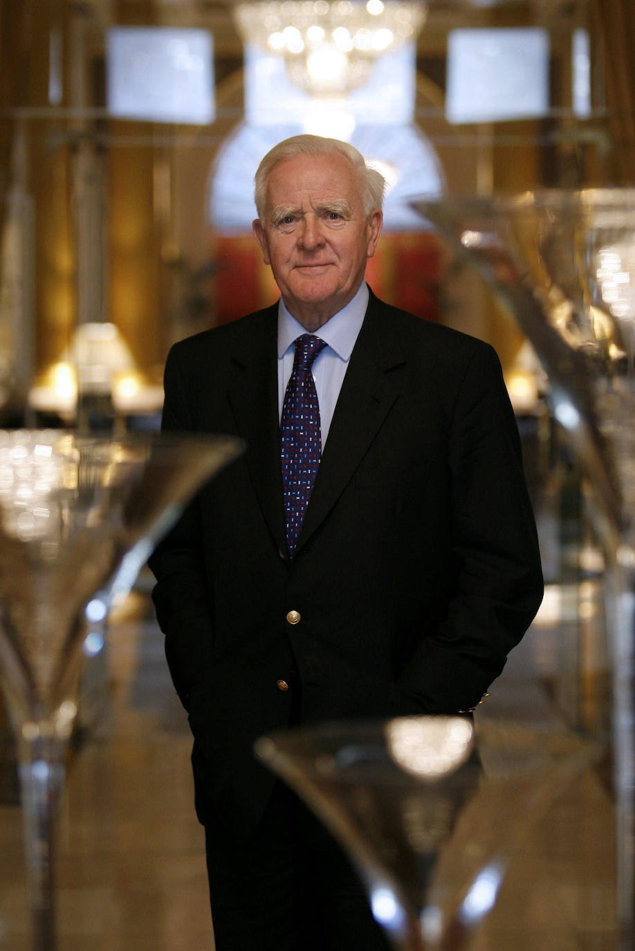 El escritor británico John Le Carré, en Barcelona en diciembre de 2020.