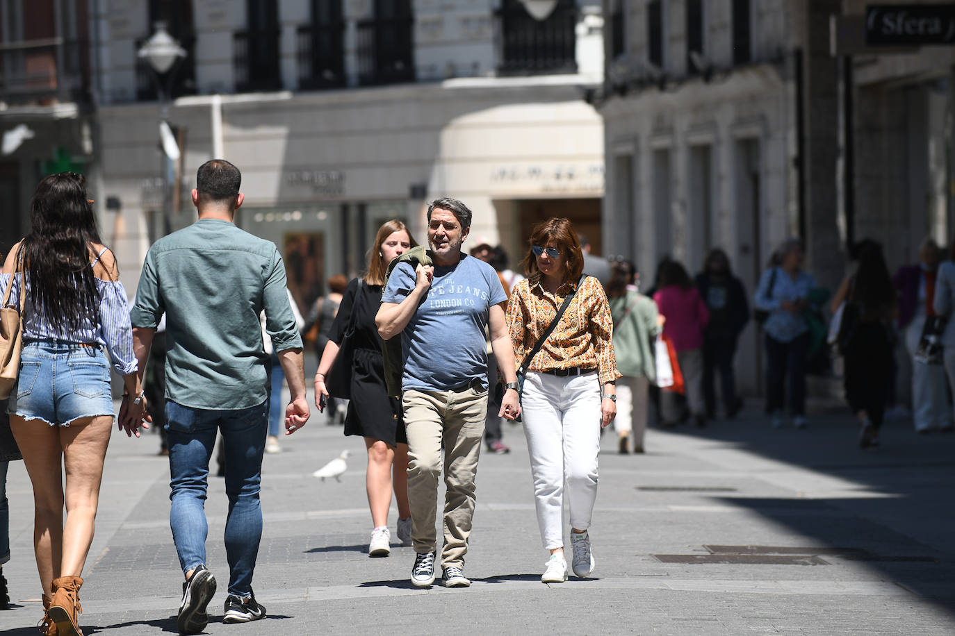 Valladolid vive una mañana con temperaturas por encima de los 20 grados. 