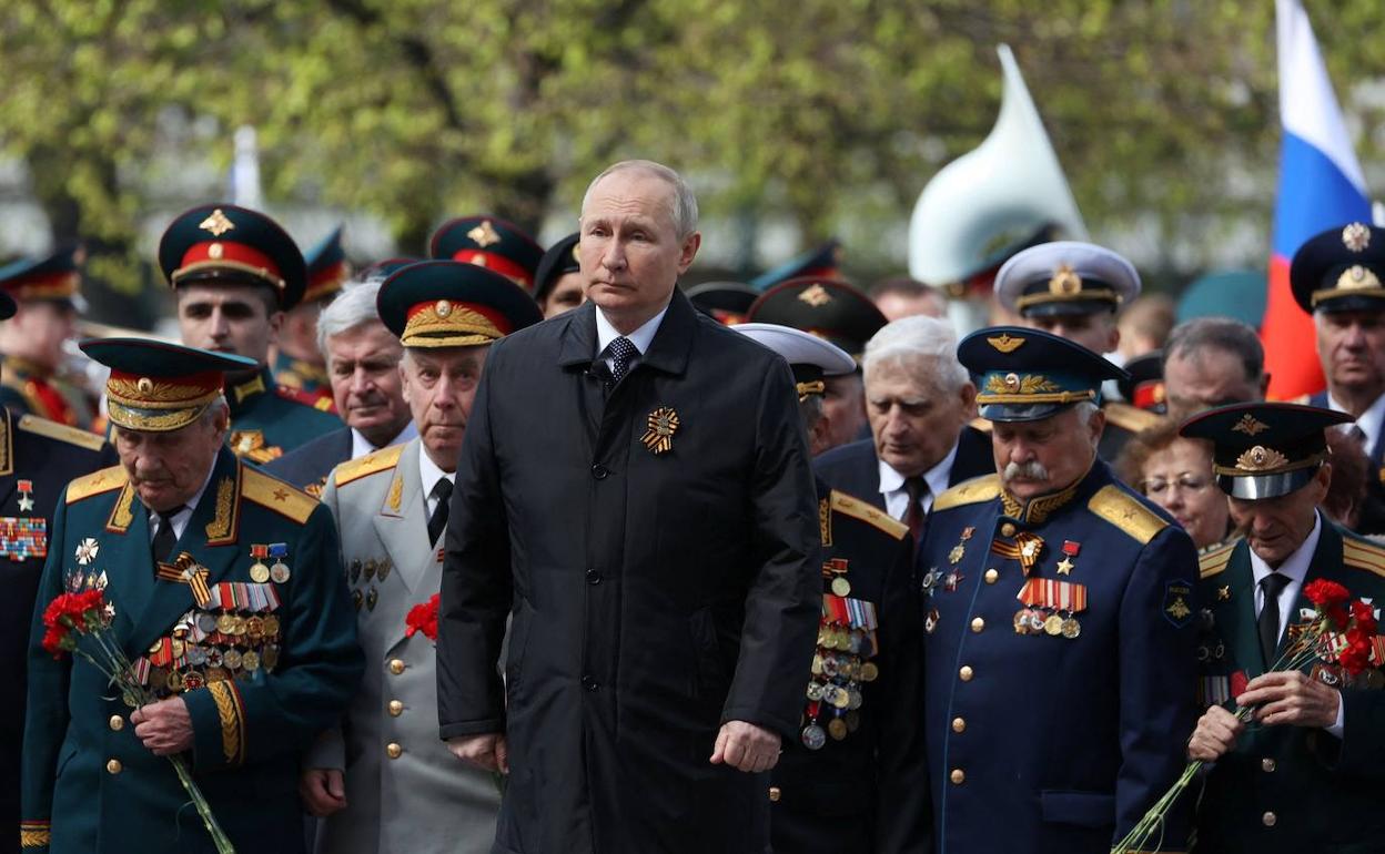 Putin, durante el día de Rusia, este pasado lunes.