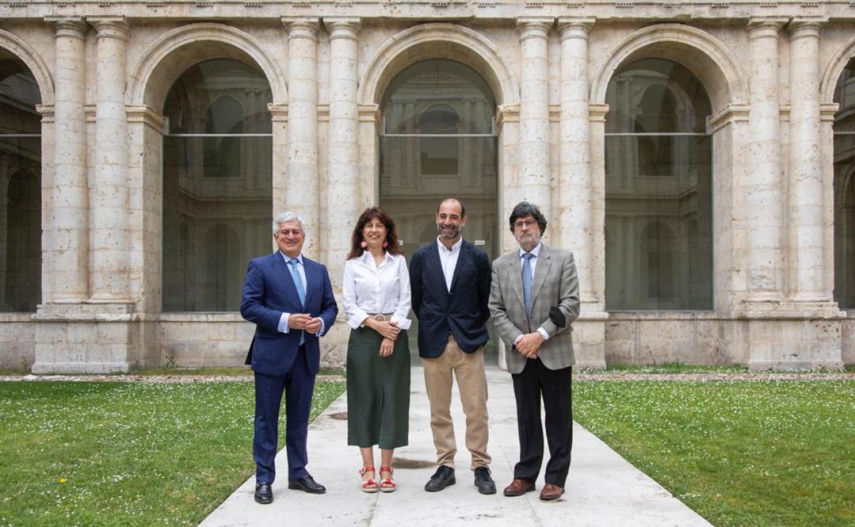 Desde la izquierda, Enrique Valero, Ana Redondo, Javier Hontoria y Carmelo Irigoyen. 