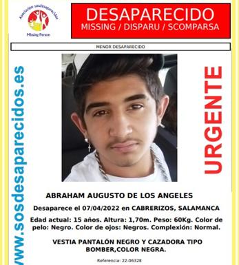 Desaparecido un joven de 15 años en la localidad salmantina de Cabrerizos