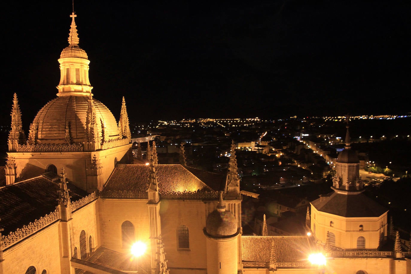 Vistas de Segovia desde la Catedral.