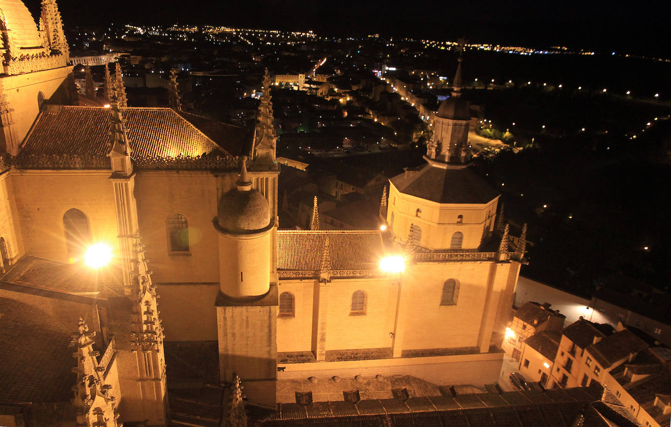 Vistas de Segovia desde la Catedral.