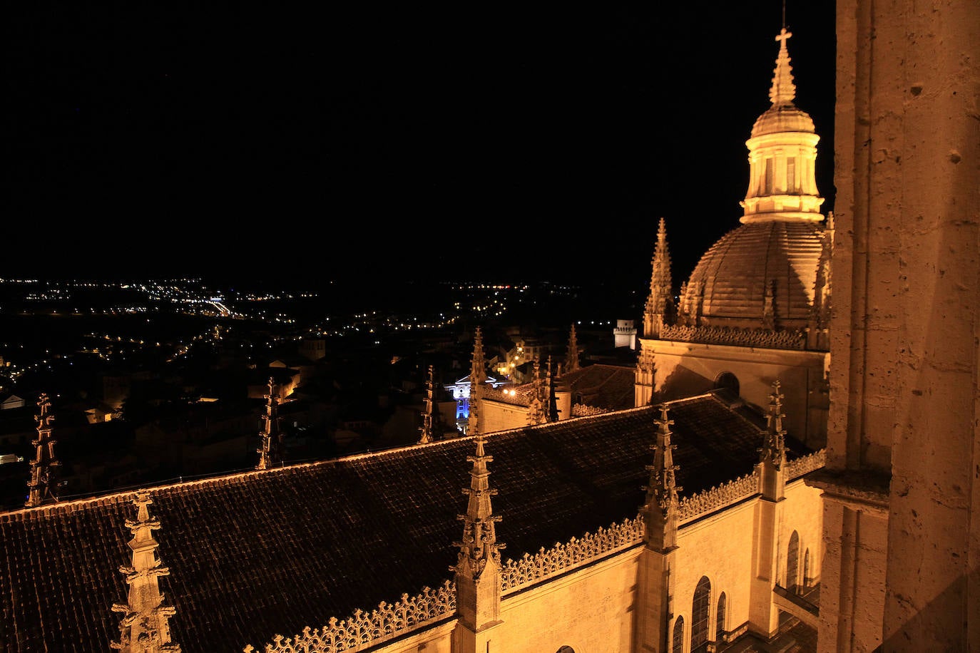 Vistas de Segovia desde la Catedral.