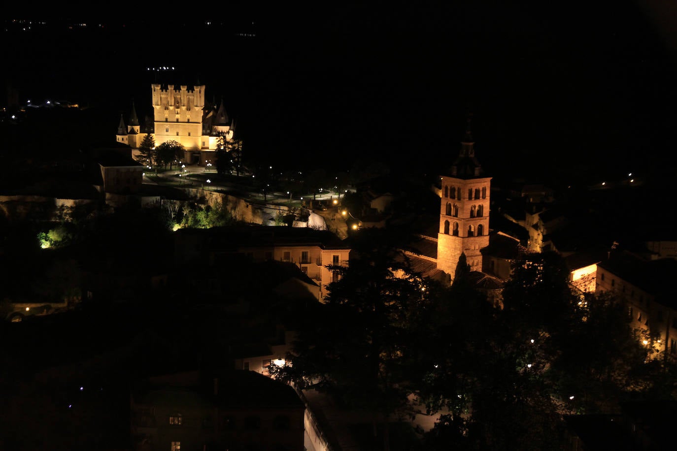 Vistas de Segovia desde la Catedral.