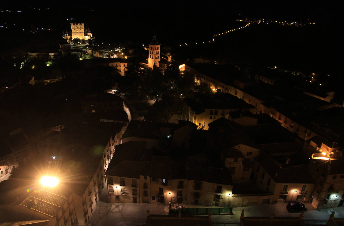 Vistas de Segovia desde la Catedral.