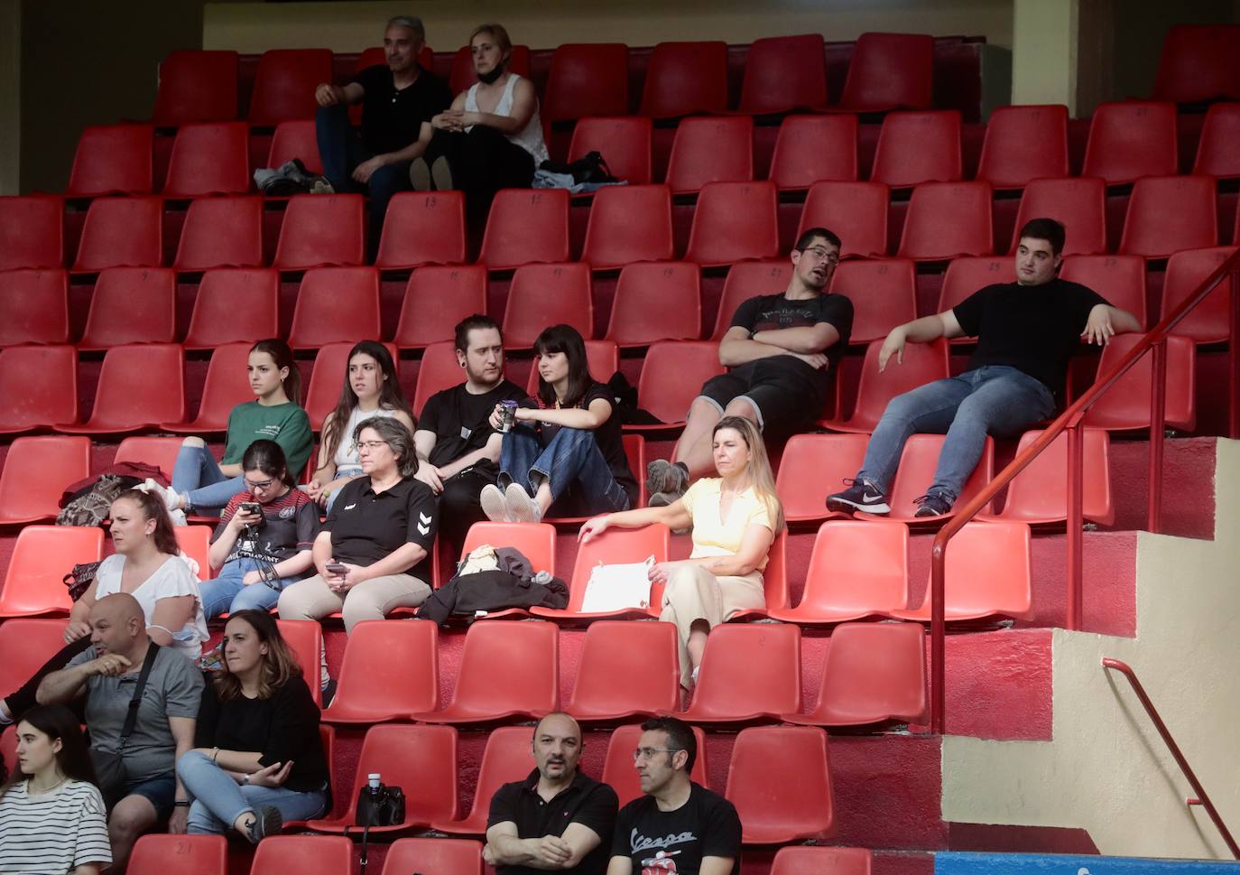 Partido entre el Aula Cultural y el BM Elche, este sábado por la tarde en Valladolid.